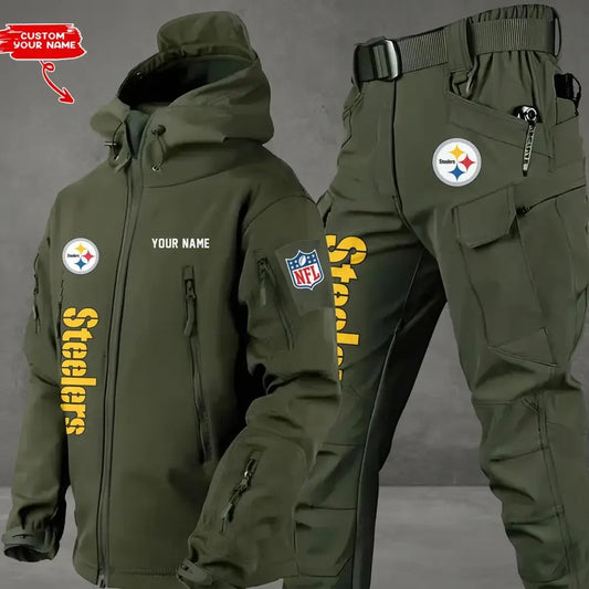 Pittsburgh Steelers Outdoor Jacket and Pants 000014