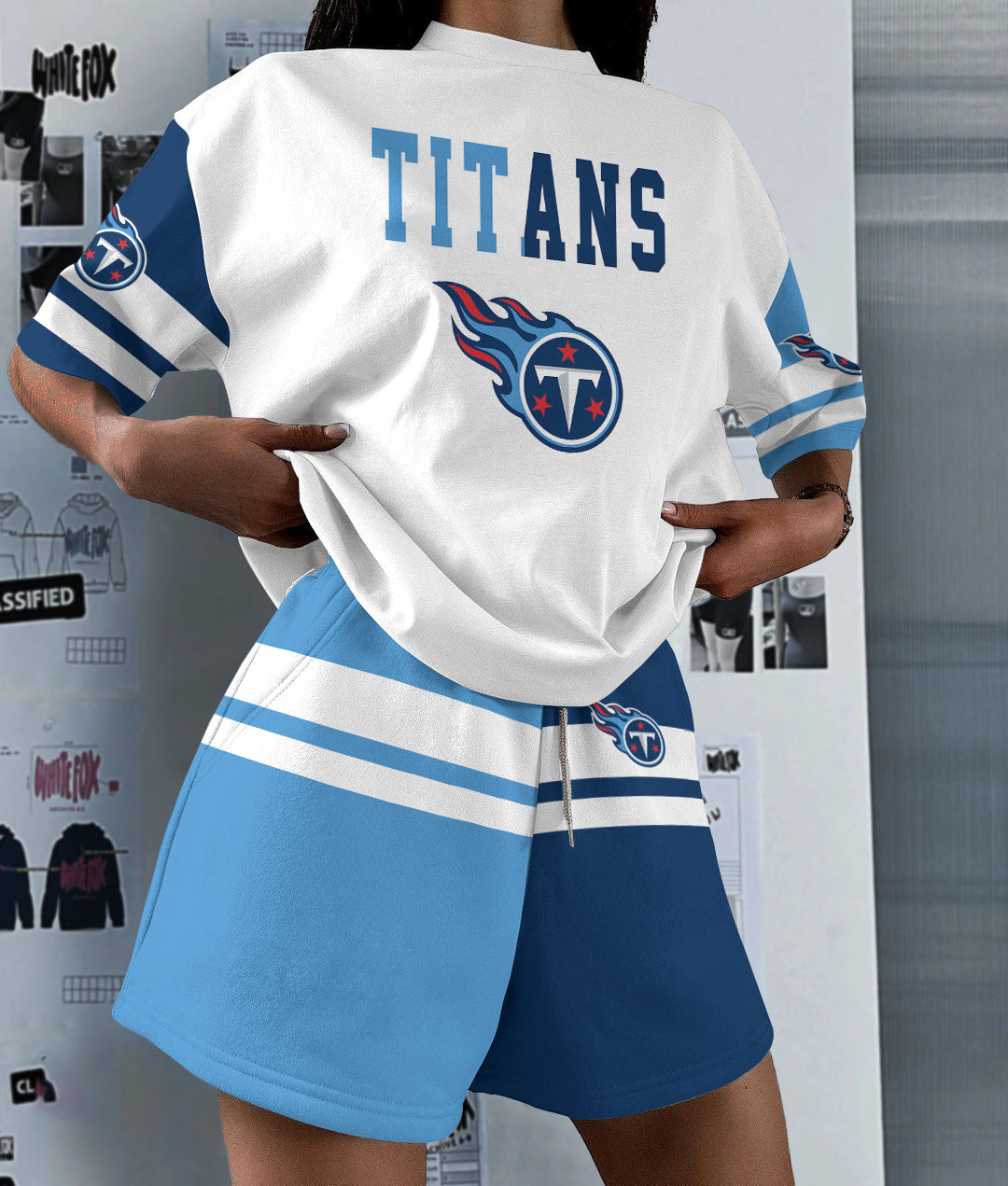 Tennessee Titans  Limited Edition Top And Shorts Two-Piece Suits