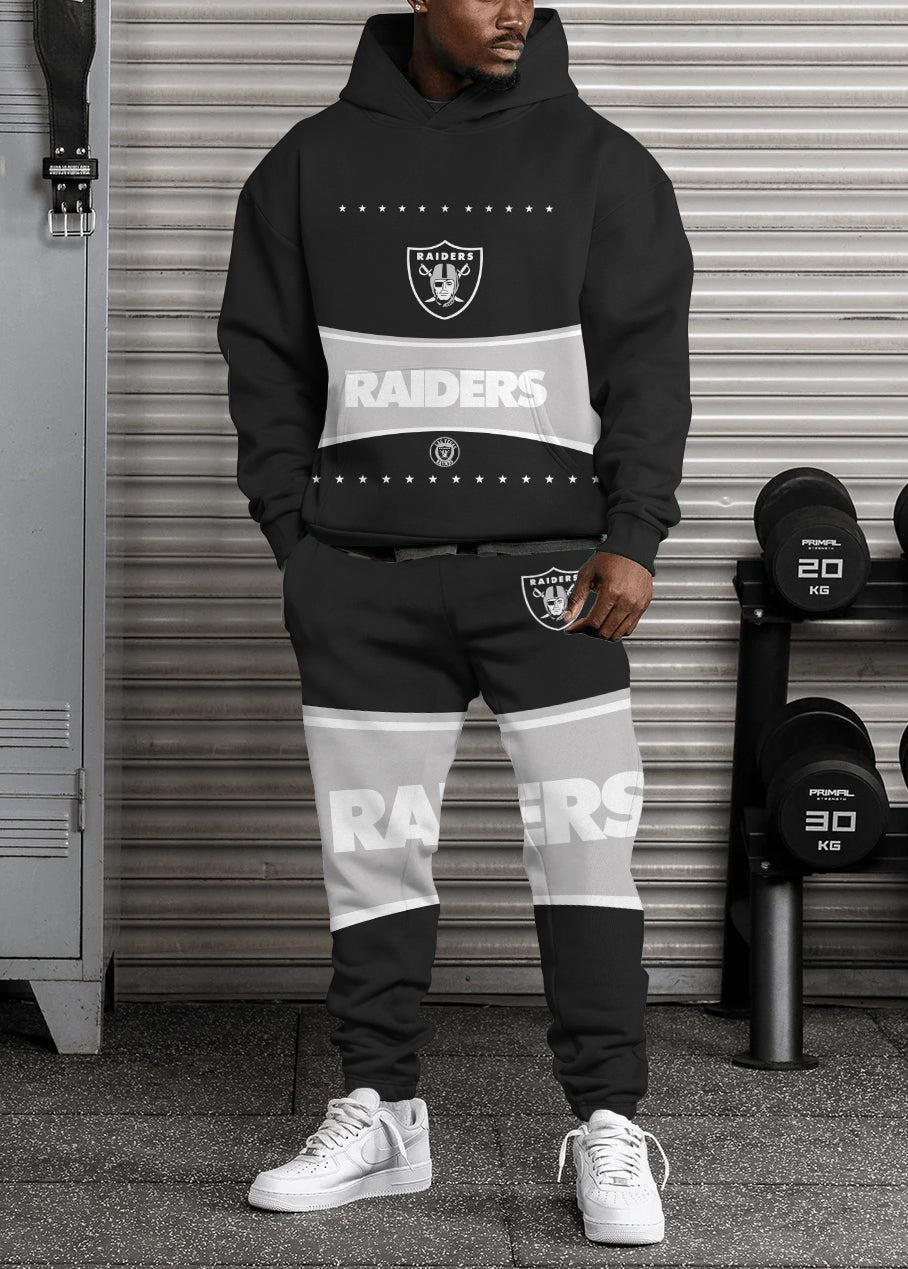 Las Vegas Raiders Combo Pullover Hoodie And Sweatpants AZBTPHSP000374