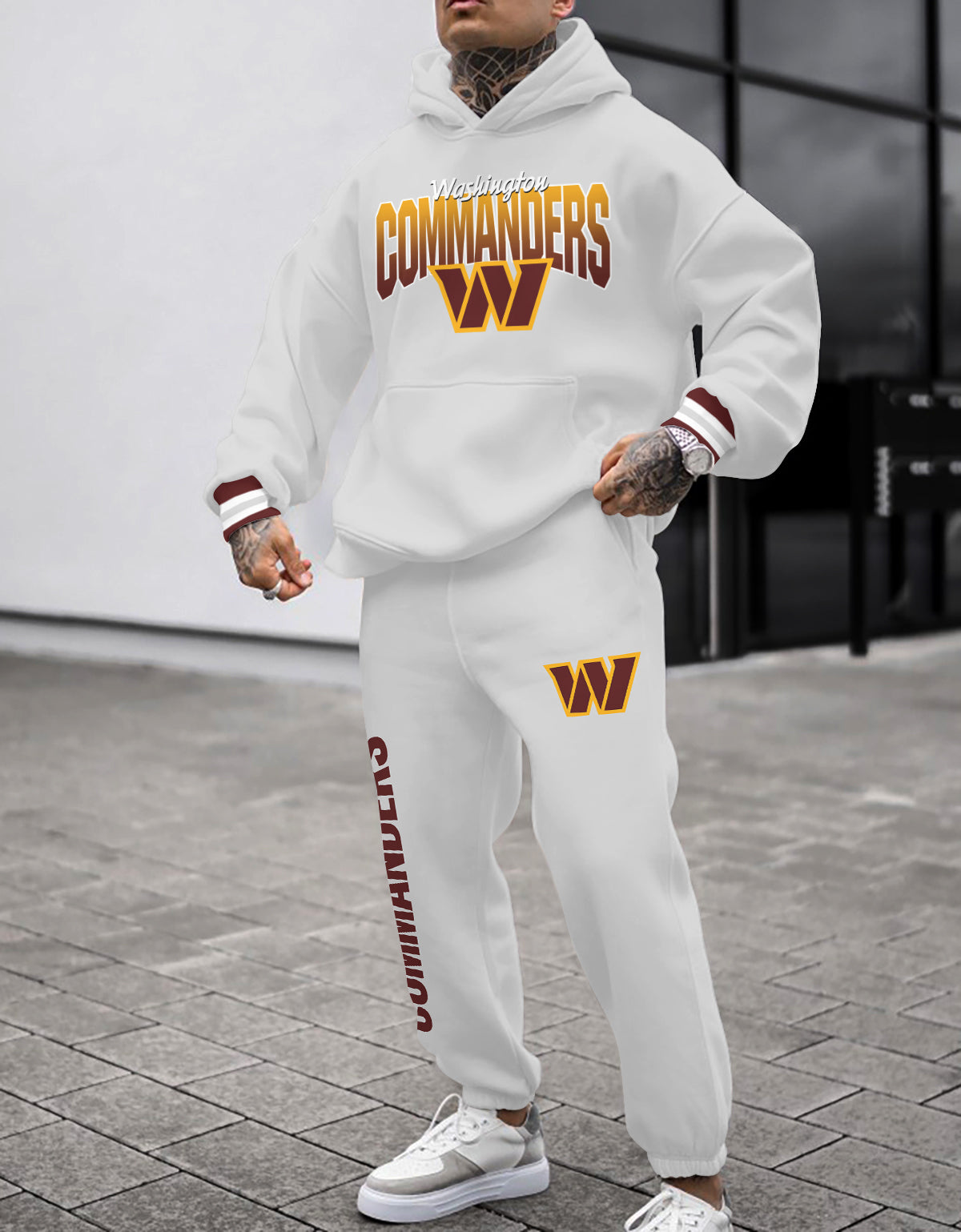 Washington Commanders Combo Pullover Hoodie And Sweatpants AZBTPHSP000098