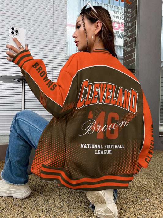 Cleveland Browns National Football League Varsity Jacket AZBTVJK000573