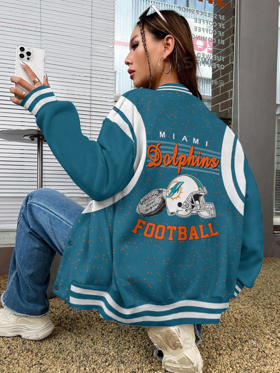 Miami Dolphins National Football League Varsity Jacket AZBTVJK000555