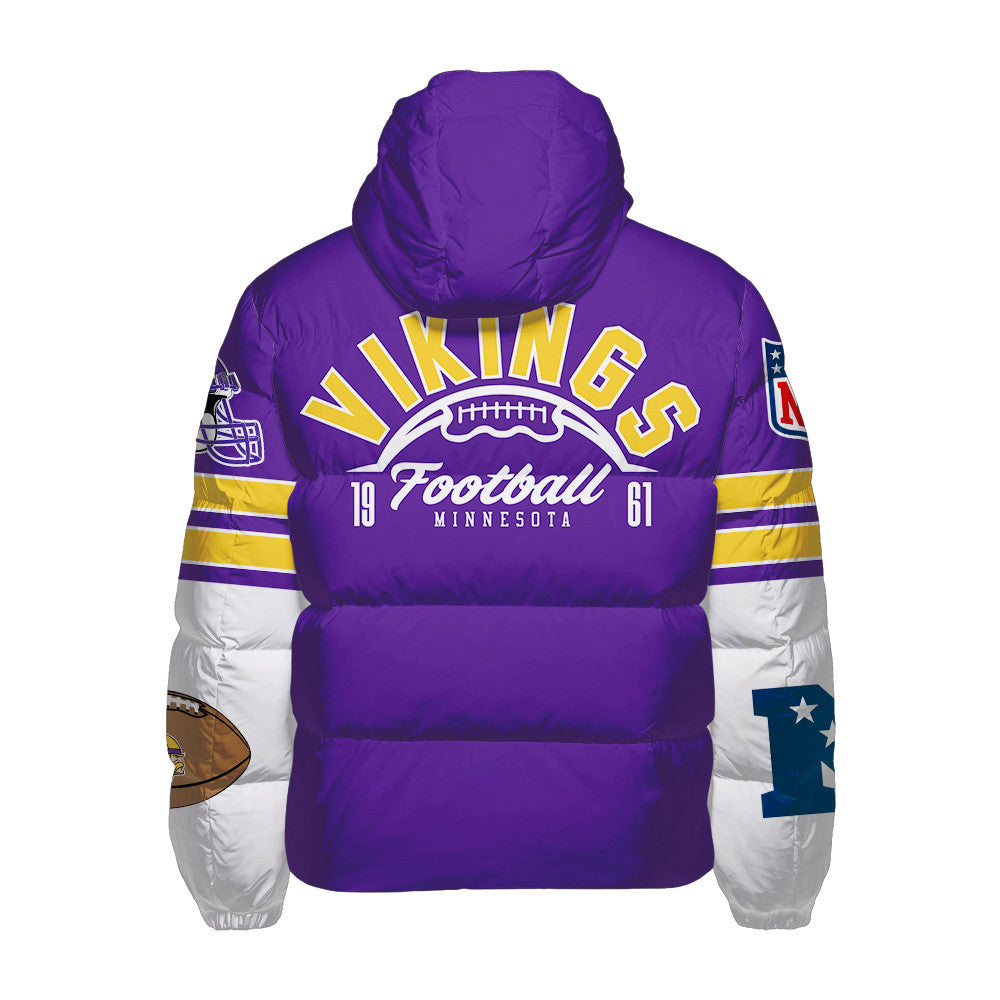 Minnesota Vikings CozyCloud Down Jacket AZBTDWJ000443
