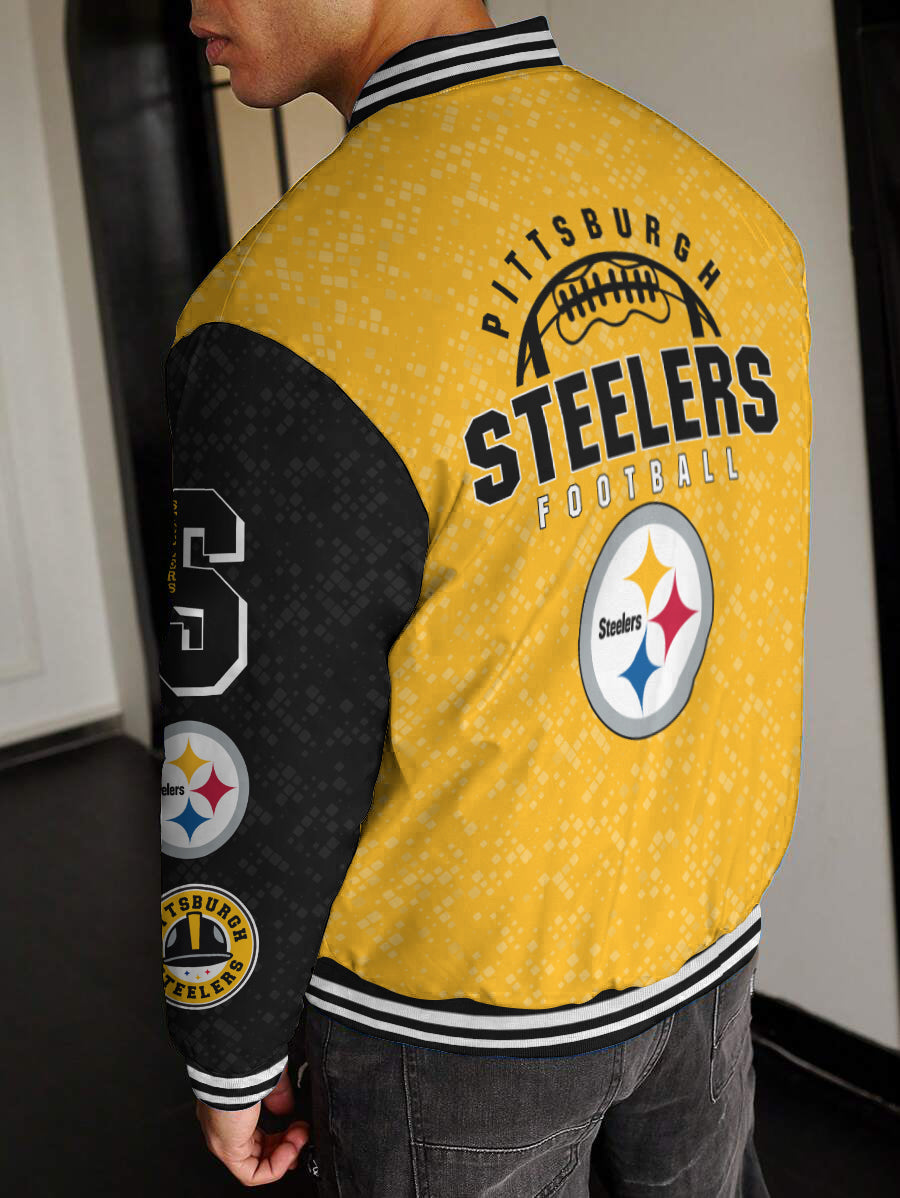 Pittsburgh Steelers National Football League Varsity Jacket AZBTVJK000489
