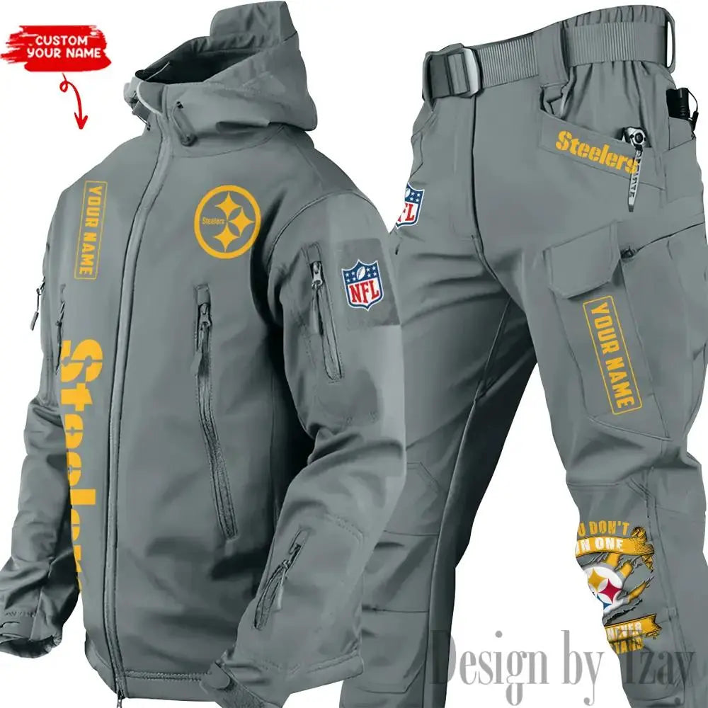 Pittsburgh Steelers Outdoor Jacket and Pants 000106