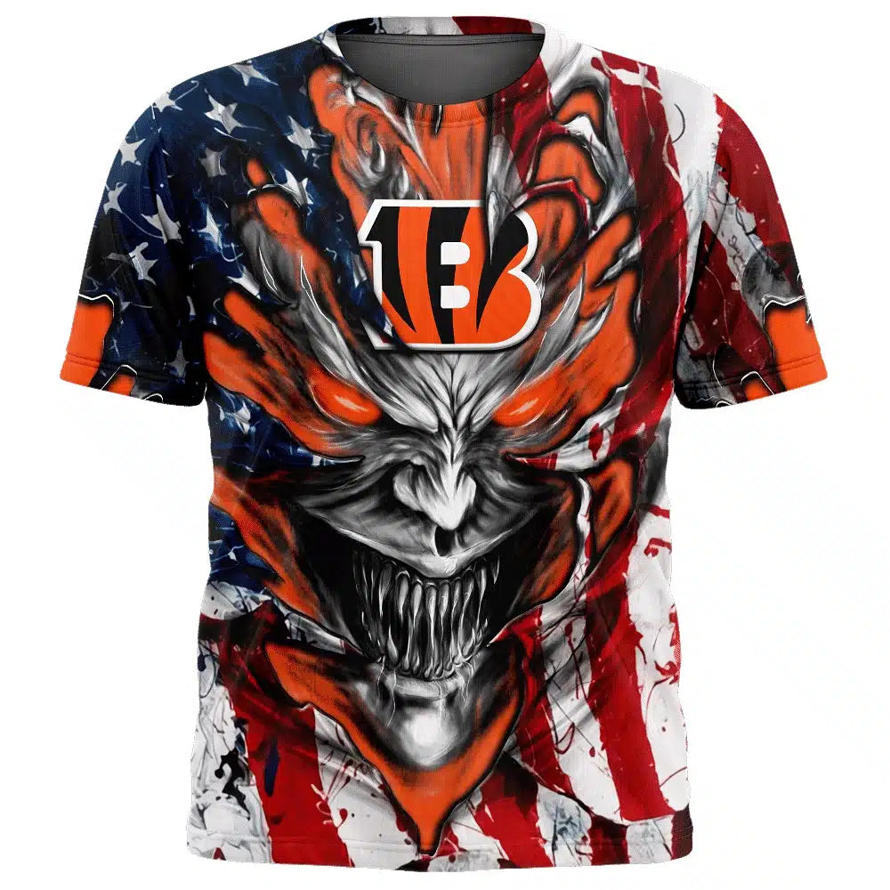 Cincinnati Bengals All Over Printed T-shirt Sweatshirt Hoodie AZCHD574