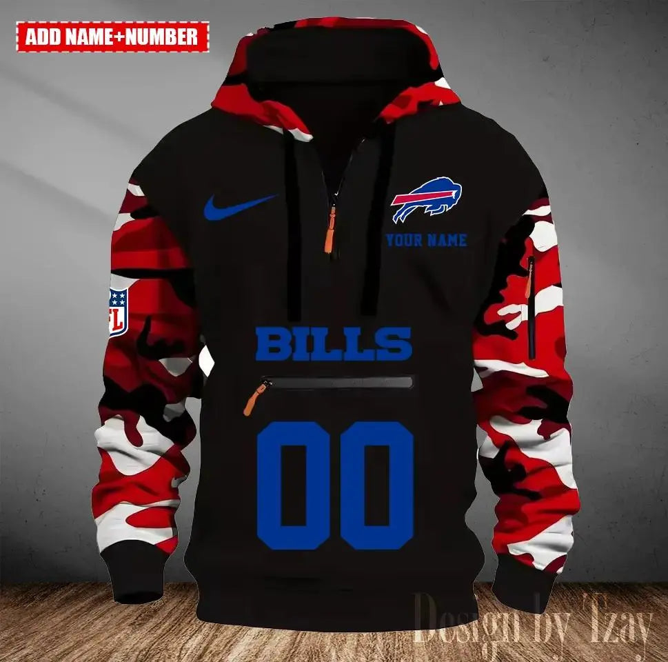 Buffalo Bills Camouflage Hooded Sweatshirt HA03