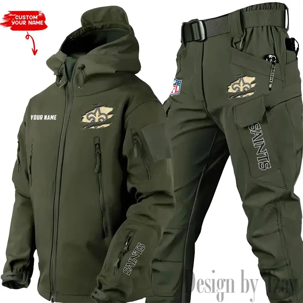 New Orleans Saints Outdoor Jacket and Pants 000091
