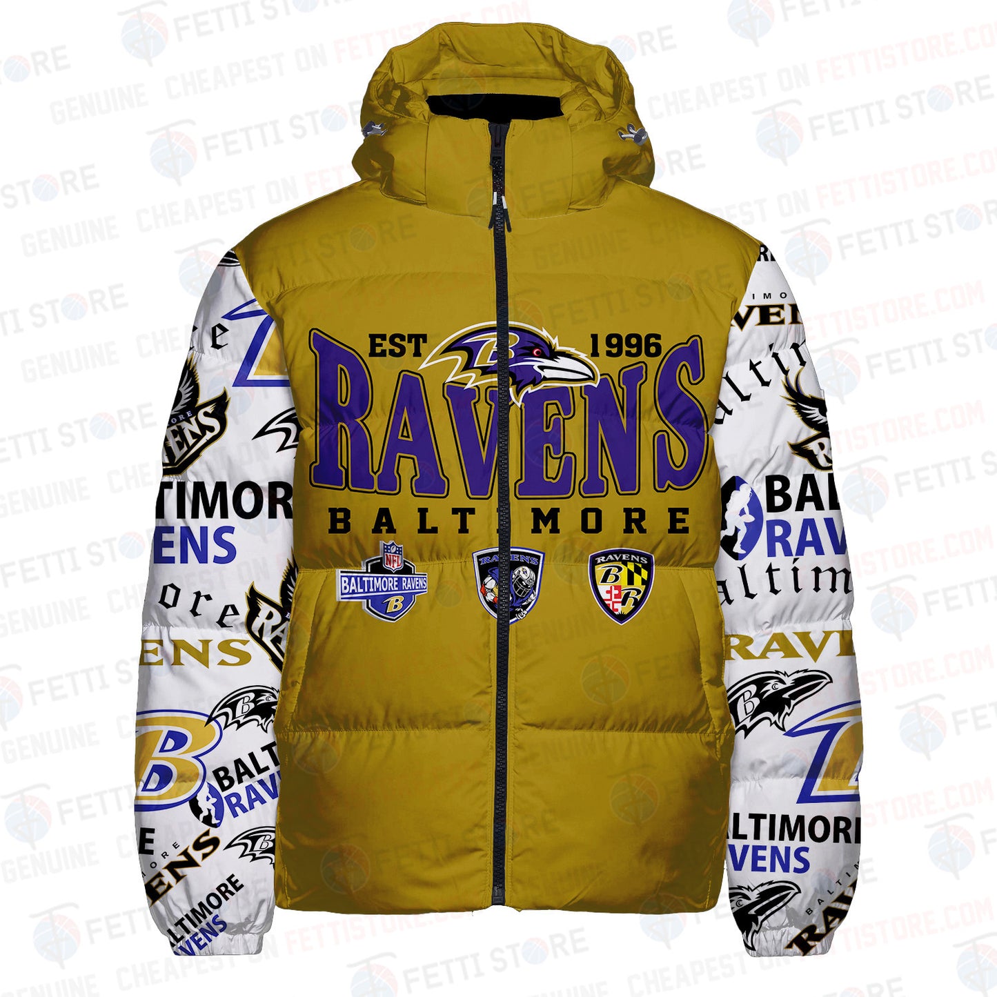 Baltimore Ravens CozyCloud Down Jacket AZBTDWJ000245