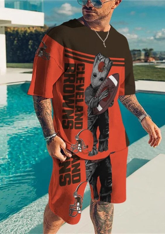 Cleveland Browns T-shirt and Shorts AZTS496