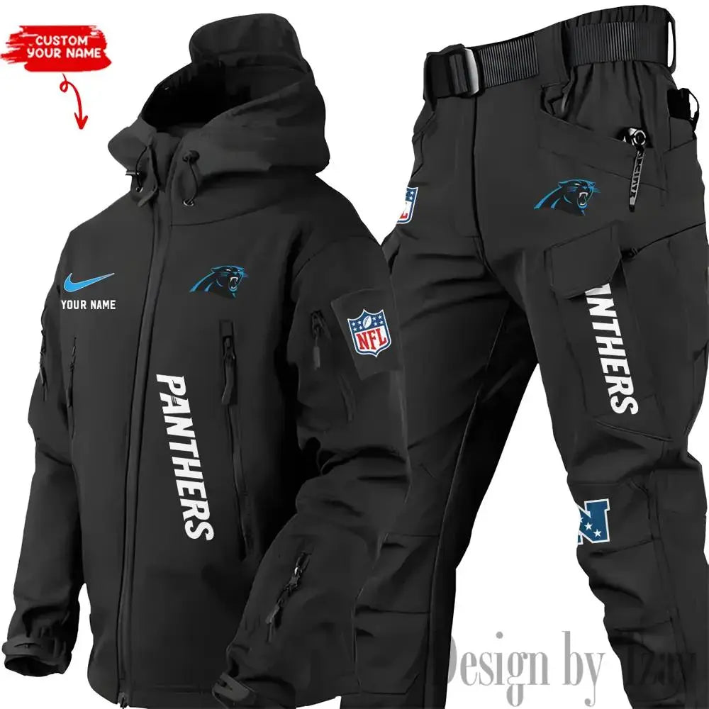 Carolina Panthers Outdoor Jacket and Pants 000064