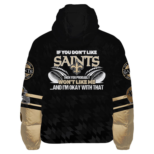 New Orleans Saints CozyCloud Down Jacket AZBTDWJ000421