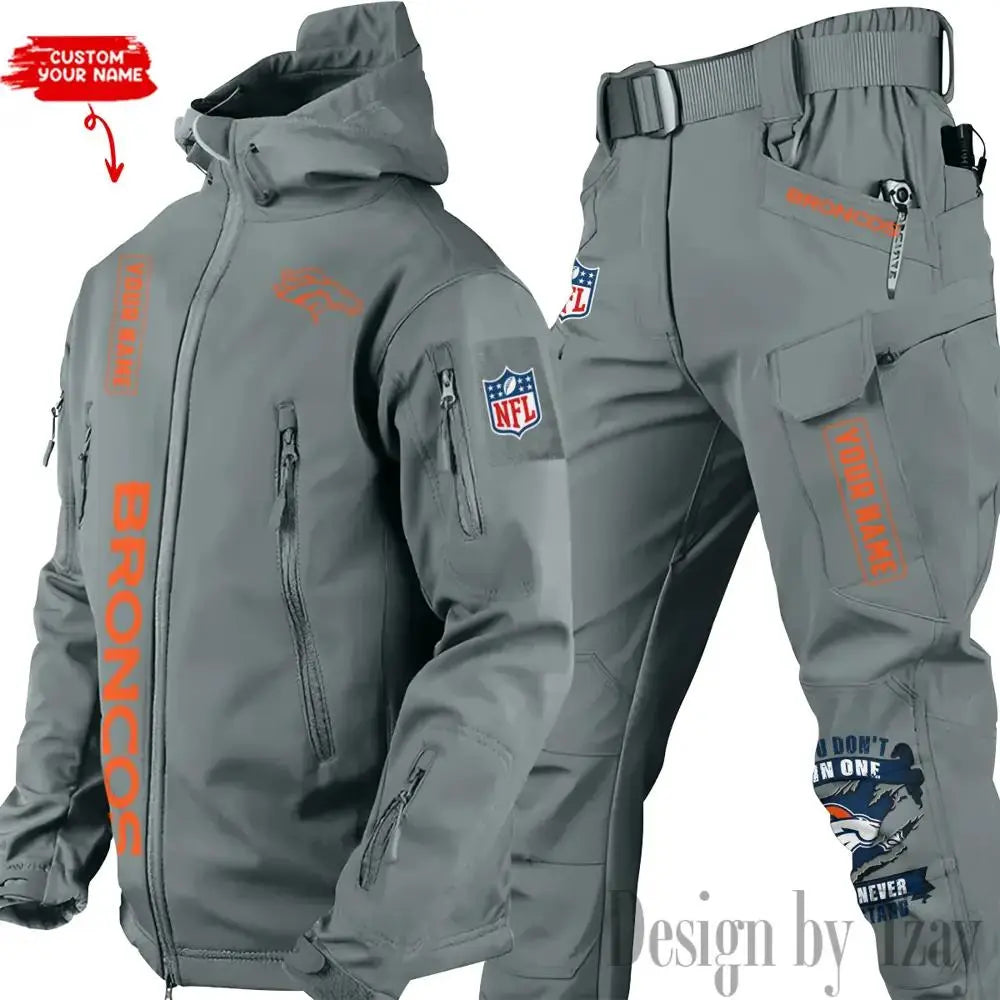 Denver Broncos Outdoor Jacket and Pants 000140