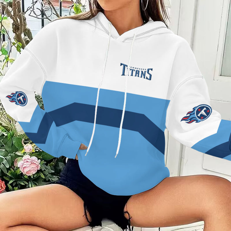 Tennessee Titans Printed Hooded Pocket Pullover Hoodie AZBTPH000015