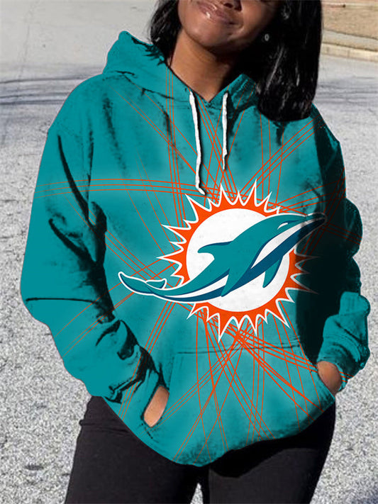 Miami Dolphins 3D Printed Pocket Pullover Hoodie AZBTPH000177