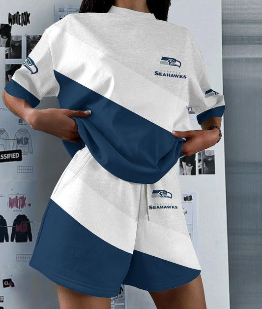 Seattle Seahawks Limited Edition Top And Shorts Two-Piece Suits (1)