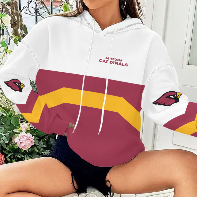 Arizona Cardinals Printed Hooded Pocket Pullover Hoodie AZBTPH000030