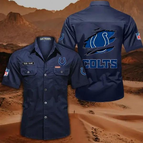 Indianapolis Colts Men’s Short Sleeve Cargo Shirts New 2025 AZBT2DCGS000014