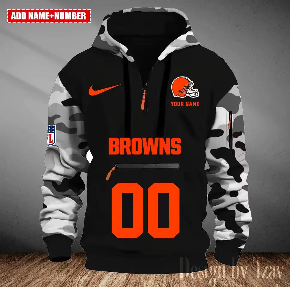 Cleveland Browns Camouflage Hooded Sweatshirt HA07