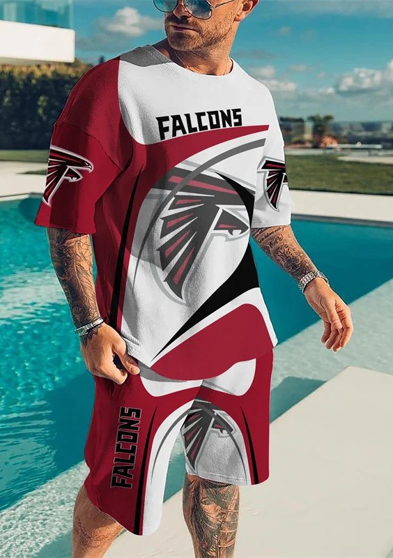 Atlanta Falcons T-shirt and shorts AZTS025