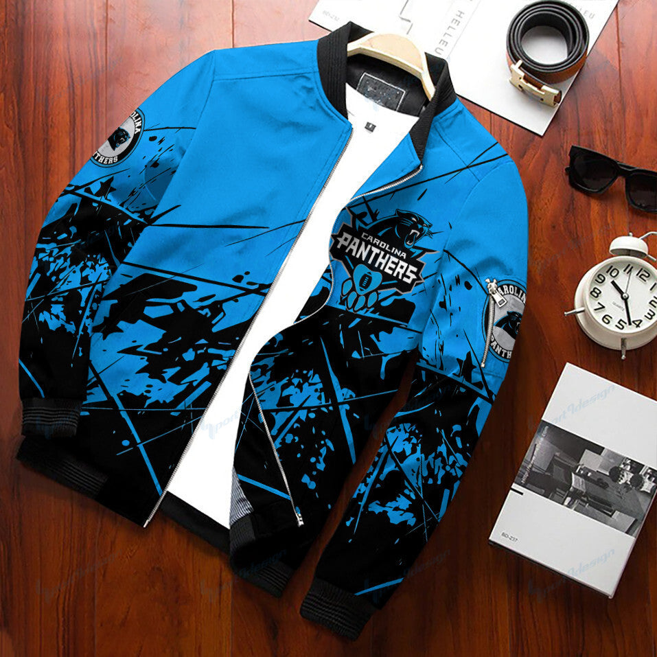 Carolina Panthers Bomber Jacket BG436