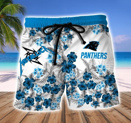 Carolina Panthers Hawaii Shirt & Shorts BG329