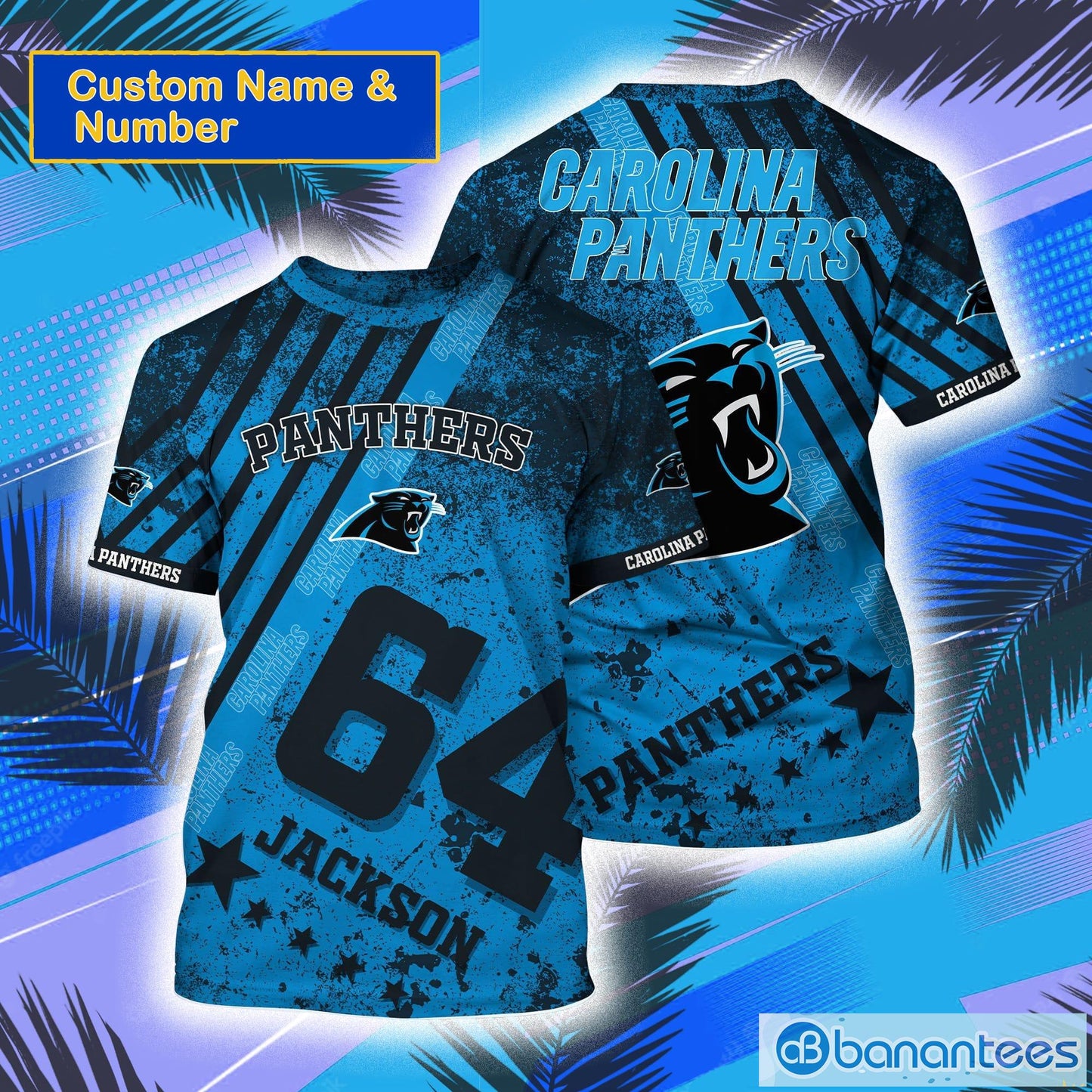 Carolina Panthers Personalized T-Shirt BGTS572