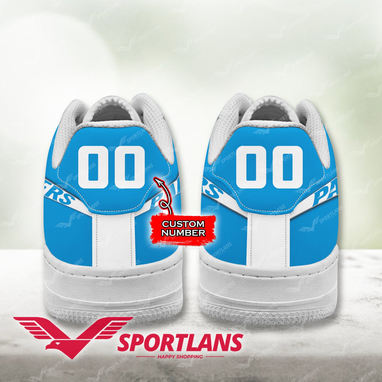Carolina Panthers NFL Personalized Air Force 1 Shoes