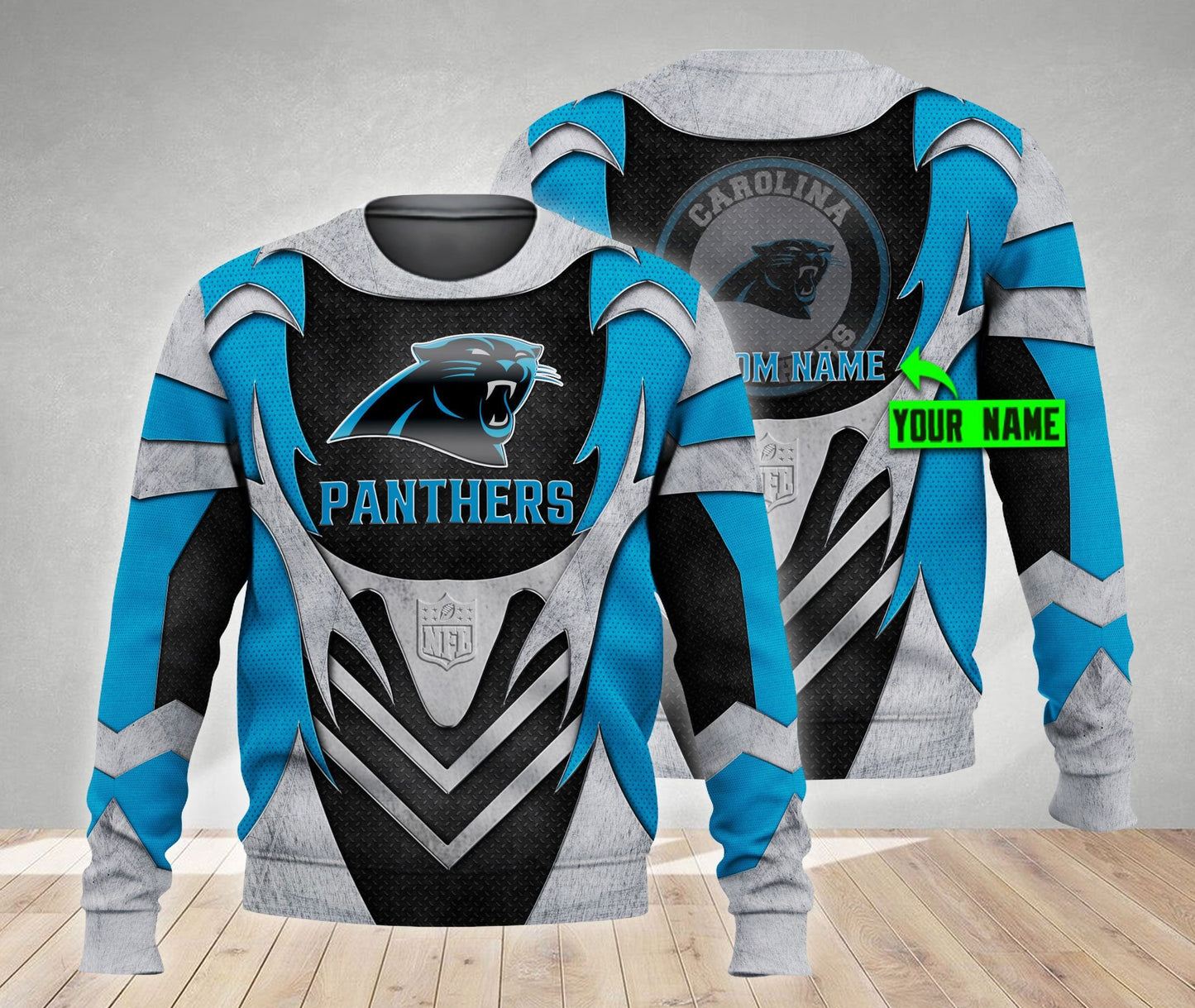 Carolina Panthers Personalized All Over Printed 485