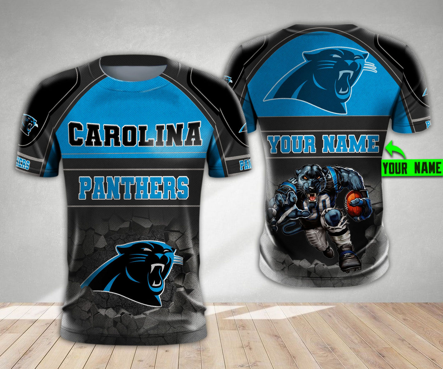 Carolina Panthers Personalized All Over Printed 570