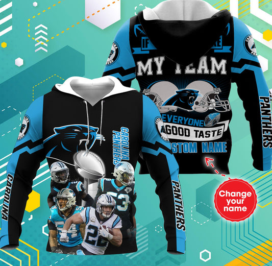 Carolina Panthers Personalized All Over Printed 621