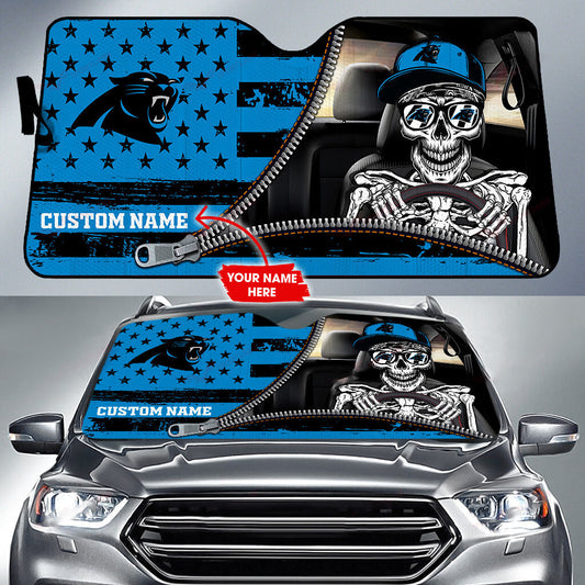 Carolina Panthers Personalized Auto Sun Shade BG66