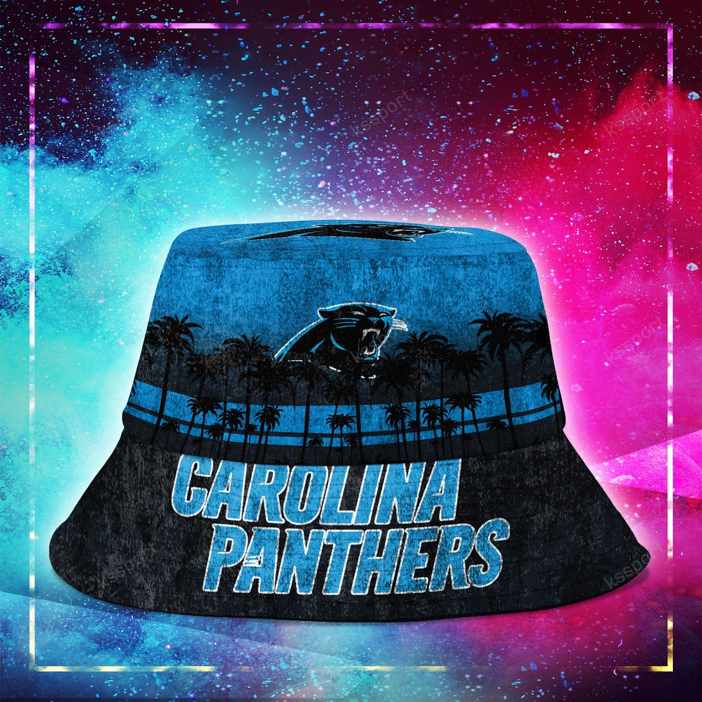 Carolina Panthers Personalized Bucket Hat BG03
