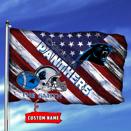 Carolina Panthers Personalized Flag 139