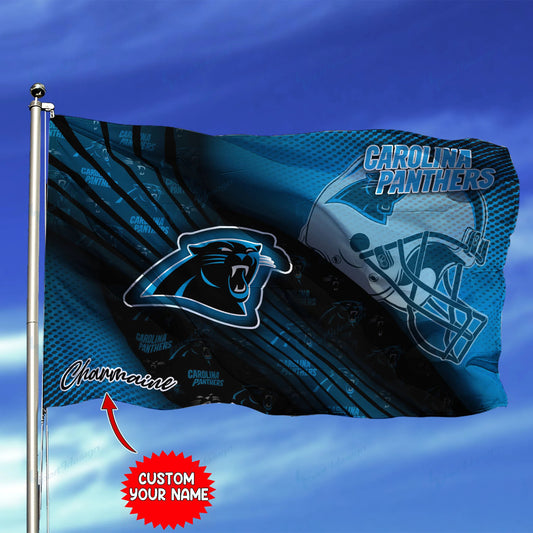 Carolina Panthers Personalized Flag 210