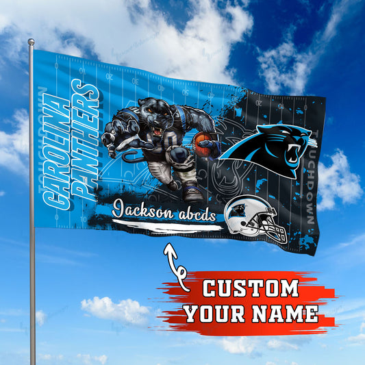 Carolina Panthers Personalized Flag 241