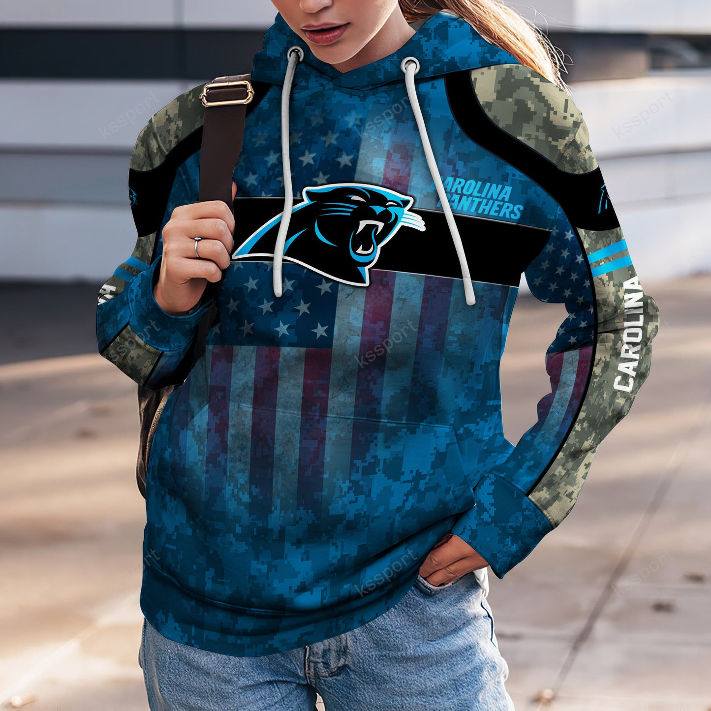 Carolina Panthers Personalized Leggings And Hoodie BG67