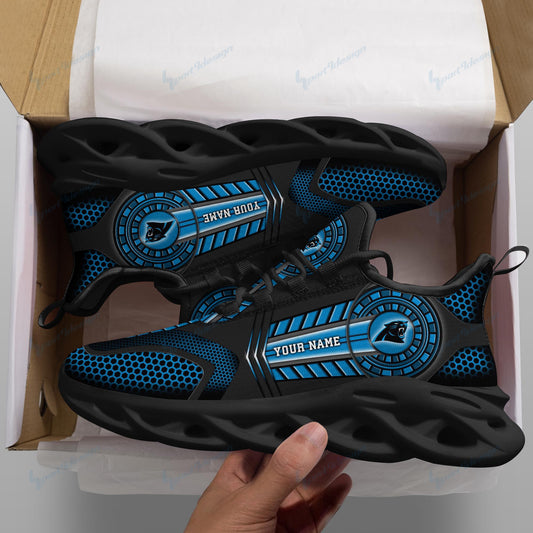 Carolina Panthers Personalized Running Sneakers SPD174