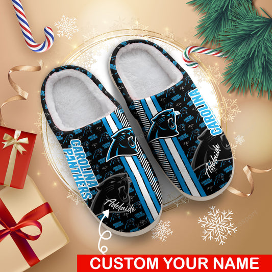 Carolina Panthers Personalized Slipper BG62