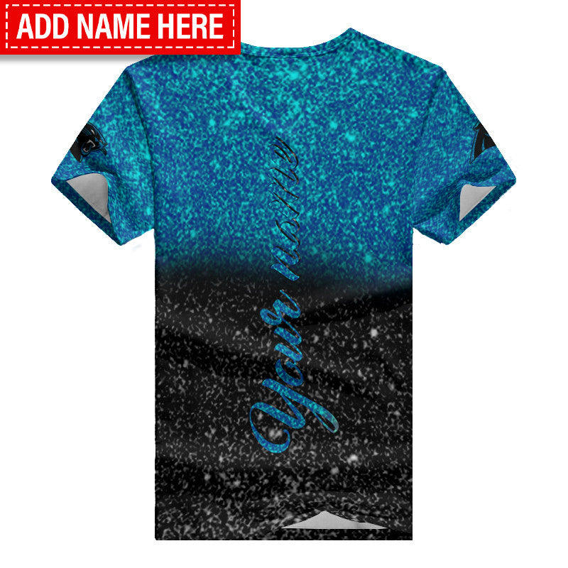 Carolina Panthers Personalized Summer V-neck Women T-shirt BG42