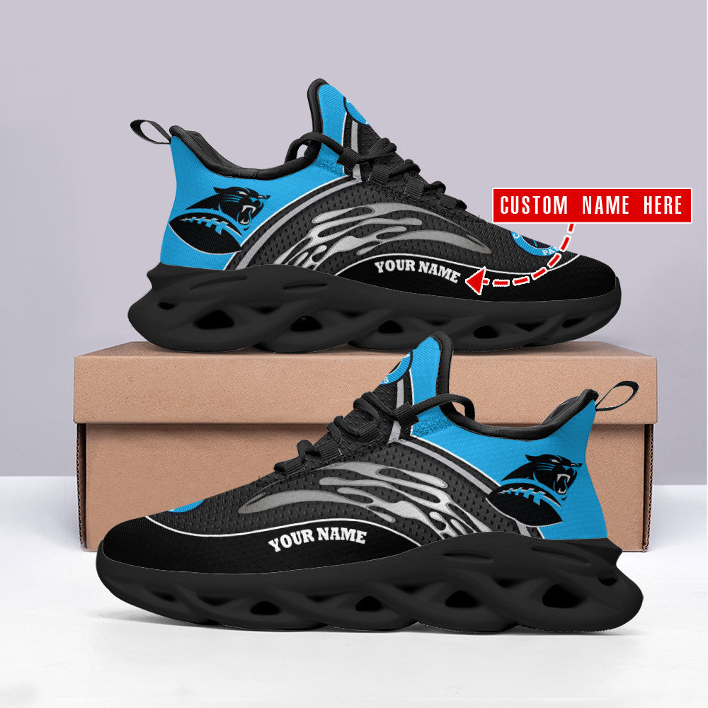 Carolina Panthers Personalized Yezy Running Sneakers BB141
