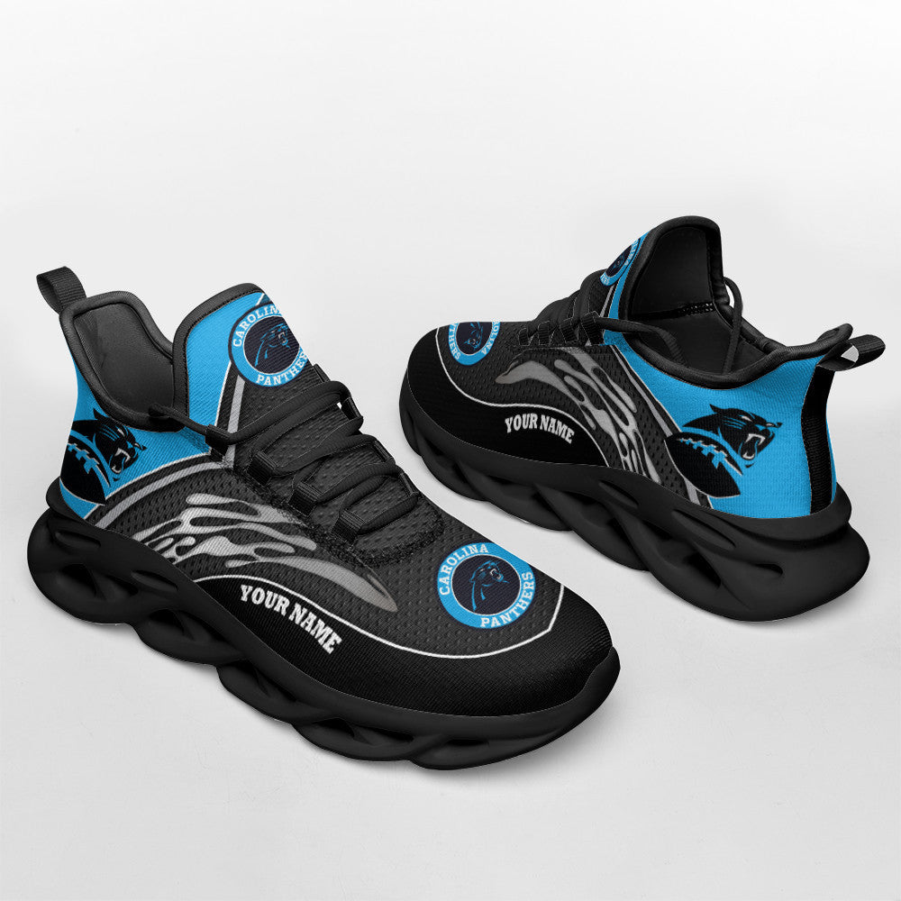 Carolina Panthers Personalized Yezy Running Sneakers BB141
