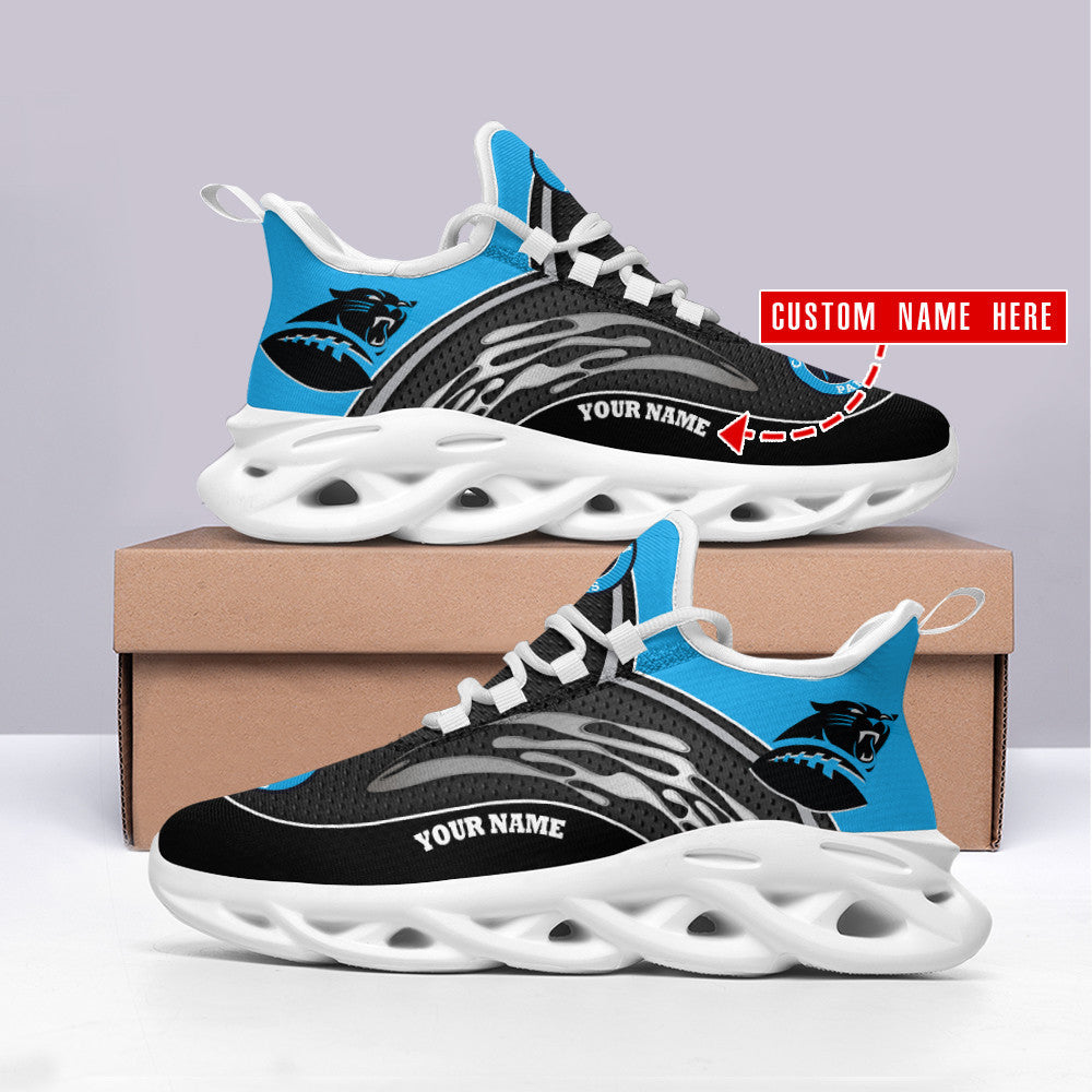 Carolina Panthers Personalized Yezy Running Sneakers BB141