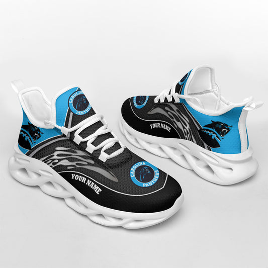 Carolina Panthers Personalized Yezy Running Sneakers BB141