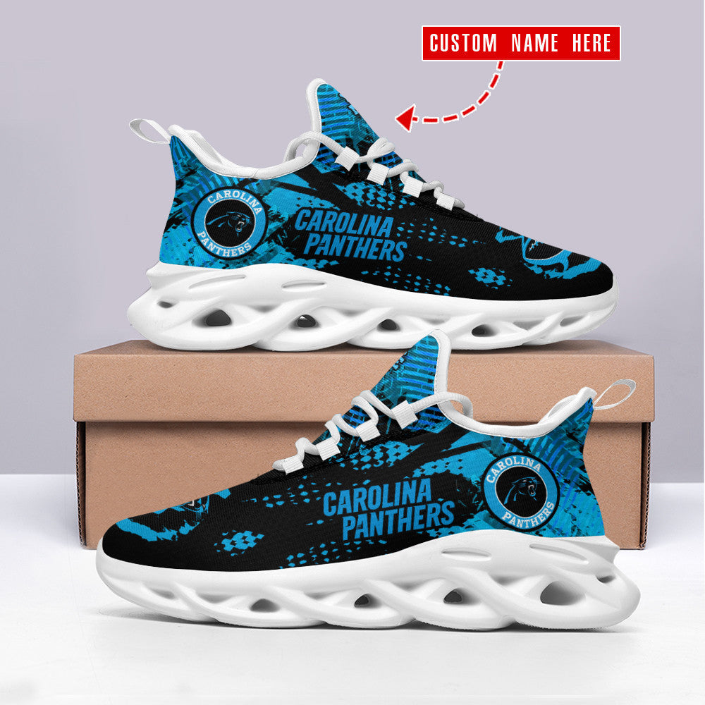 Carolina Panthers Personalized Yezy Running Sneakers BB211