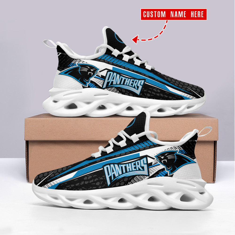 Carolina Panthers Personalized Yezy Running Sneakers BB223