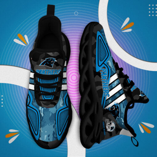 Carolina Panthers Personalized Yezy Running Sneakers BB268