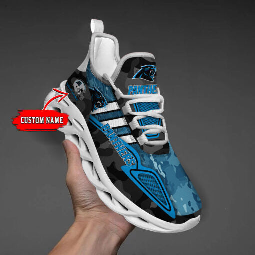 Carolina Panthers Personalized Yezy Running Sneakers BB268