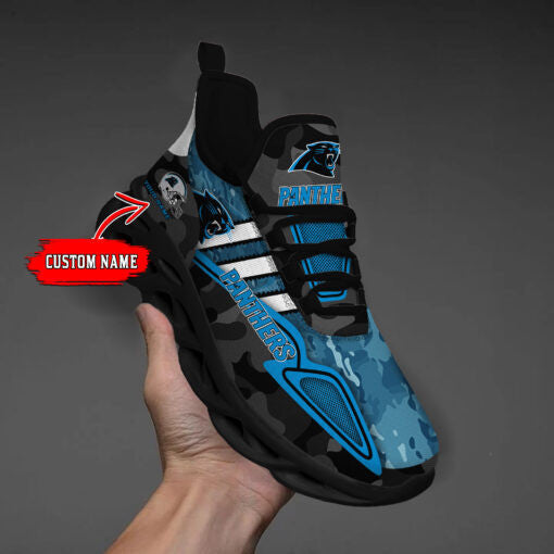 Carolina Panthers Personalized Yezy Running Sneakers BB268