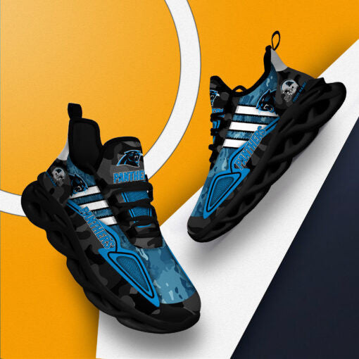 Carolina Panthers Personalized Yezy Running Sneakers BB268
